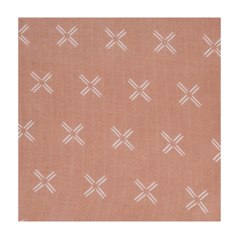 Just Peachy Muslin Crib Sheet