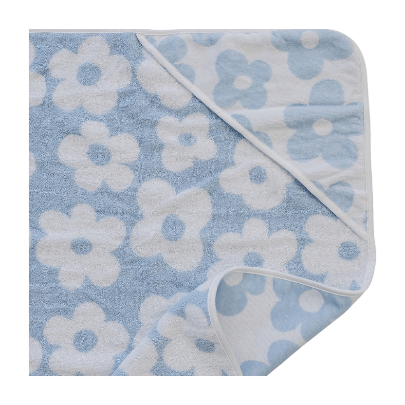 Coastal Floral Hooded Towel
