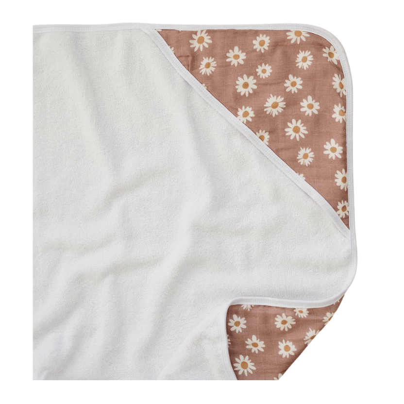 Daisy Dream Muslin Hooded Towel