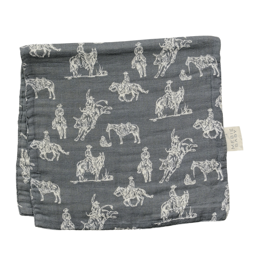 Wild West Muslin Burp Cloth