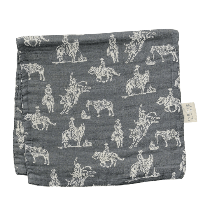 Wild West Muslin Burp Cloth
