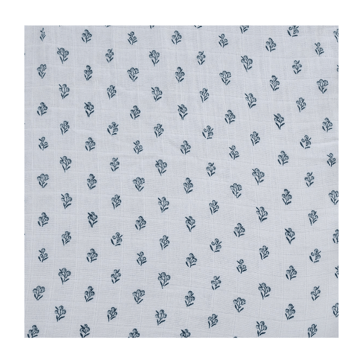 Cream Berry Muslin Crib Sheet