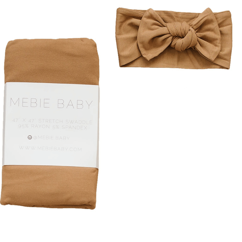 Mustard Bamboo Hat OR Head Wrap Set