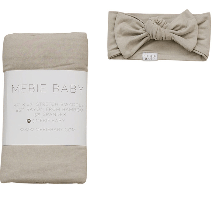 Oatmeal Bamboo Hat OR Head Wrap Set