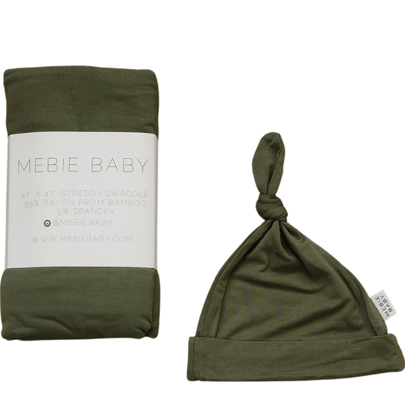 Olive Bamboo Hat OR Head Wrap Set