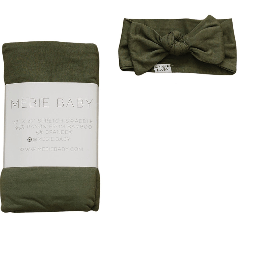 Olive Bamboo Hat OR Head Wrap Set