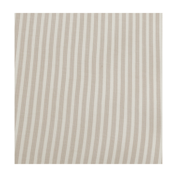 Taupe Stripe Ribbed Bamboo Stretch Crib Sheet