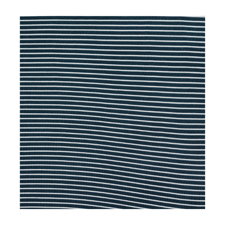 Navy Stripes Bamboo Stretch Crib Sheet