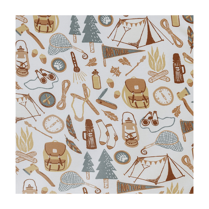 Camping Trip Bamboo Stretch Crib Sheet