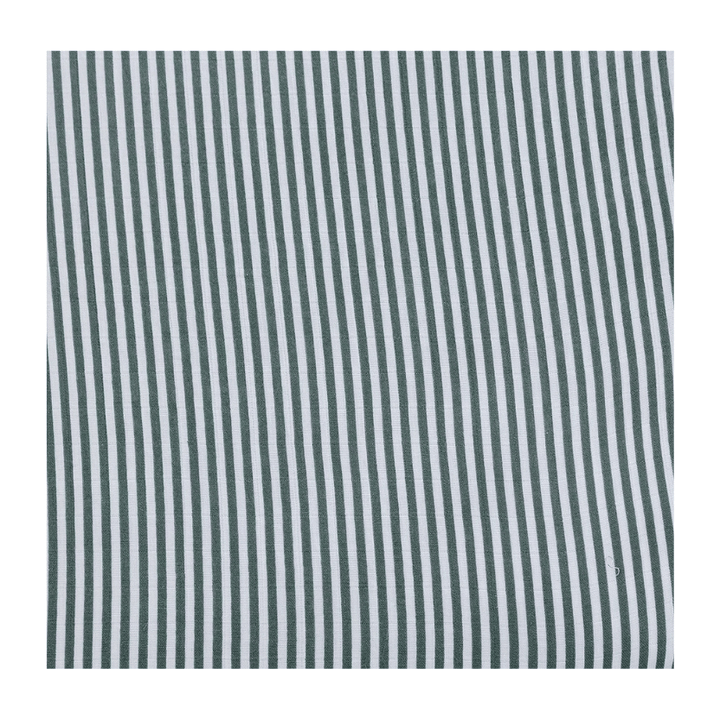 Green Stripes Muslin Crib Sheet