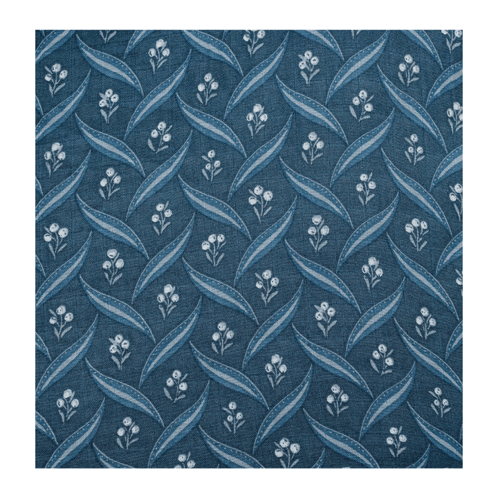Navy Berry Muslin Crib Sheet