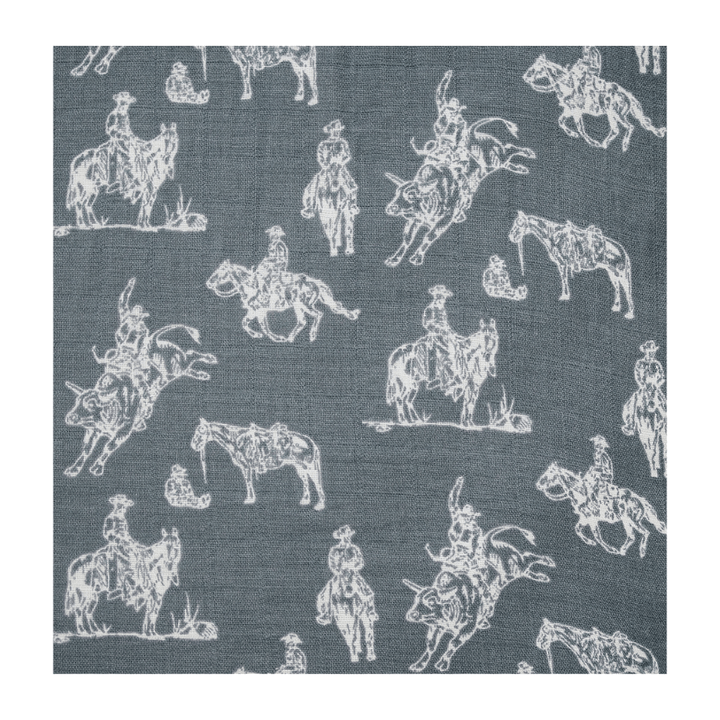 Wild West Muslin Crib Sheet