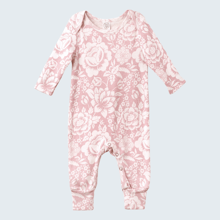 Vintage Rose Cotton Romper