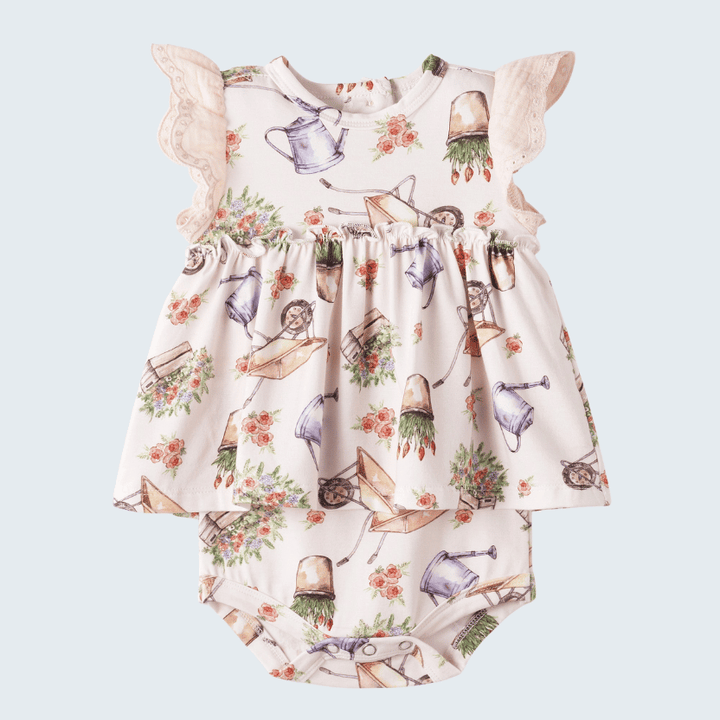 Sweet Garden Skirted Bodysuit