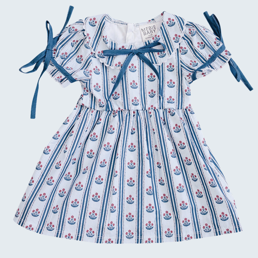 Block Print Floral Dress