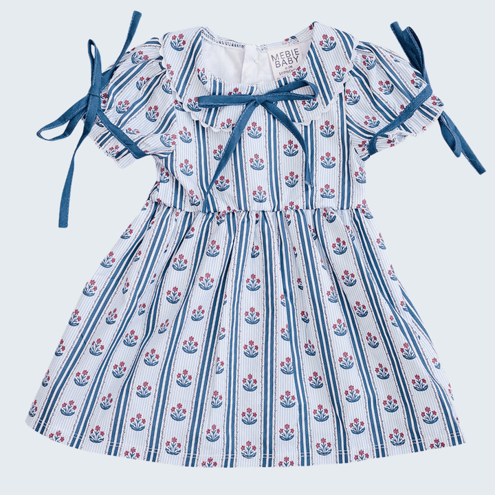 Block Print Floral Dress