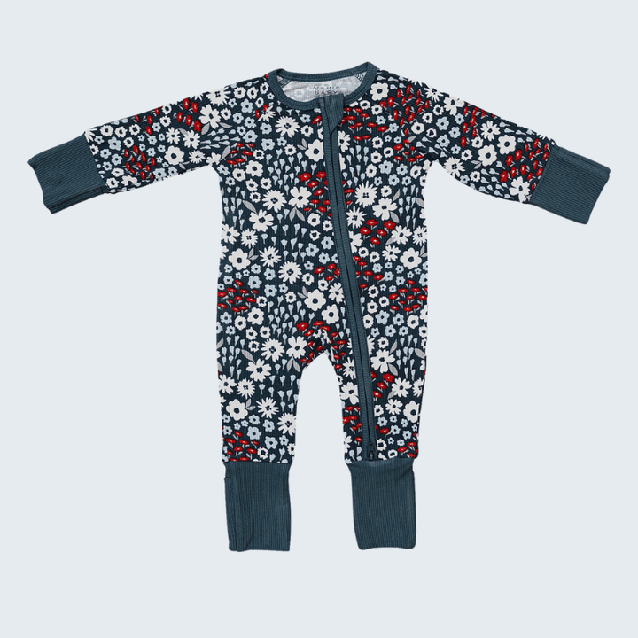 Americana Floral Ribbed Bamboo Sleepwear