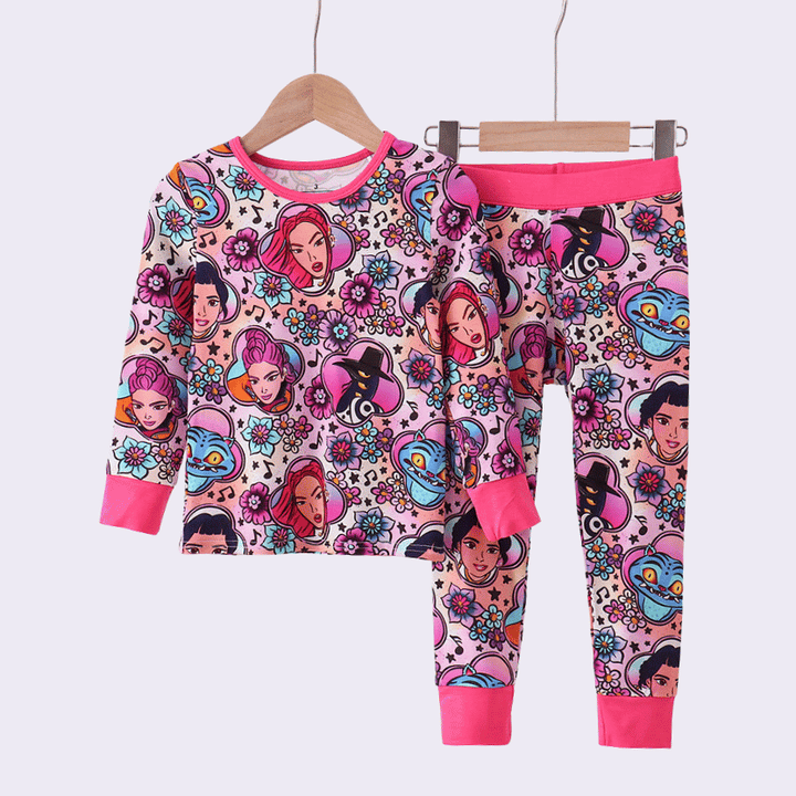Purple Character Bamboo Pajama Set