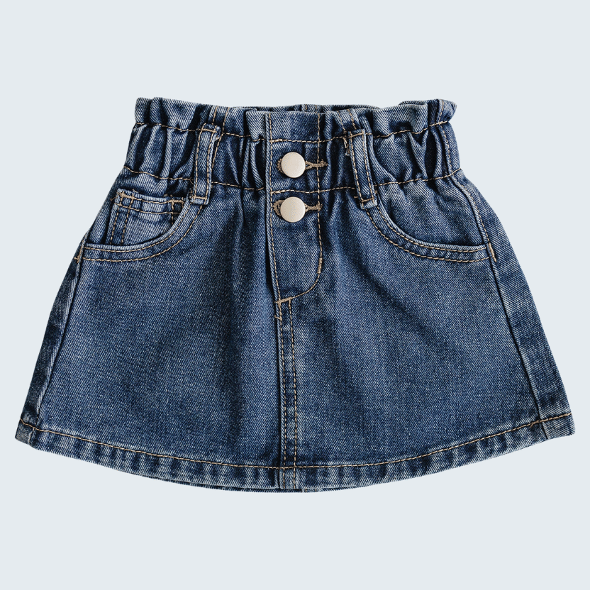 Dark Wash Denim Skirt