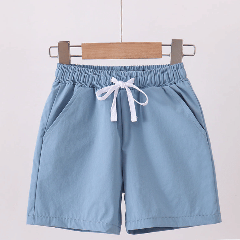 Dusty Blue Pocket Performance Shorts