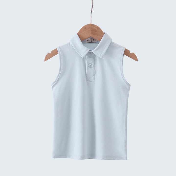 Sky Everyday Knit Collared Tank