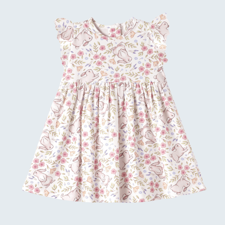 Bunny Blooms Bamboo Easter Dress