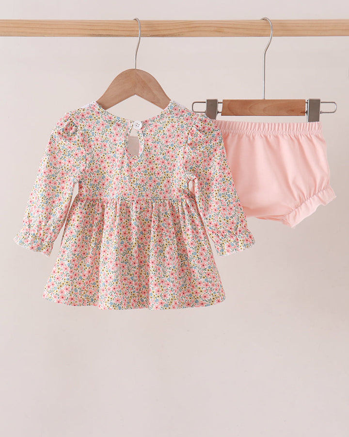 A toddler girl&