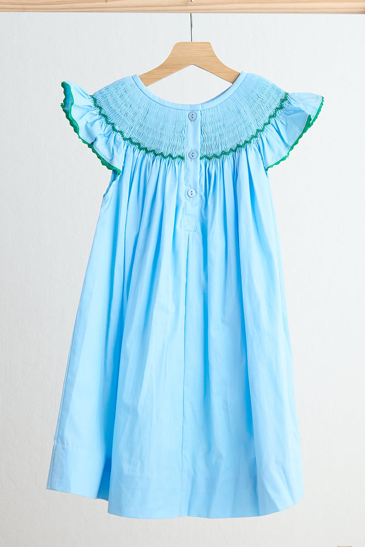 Blue Fairy Hand Smocked Sress