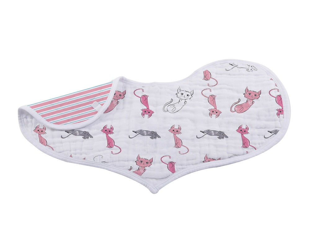 Dandelions Bamboo Heart Bib 2 Pack