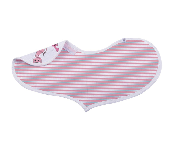 Dandelions Bamboo Heart Bib 2 Pack