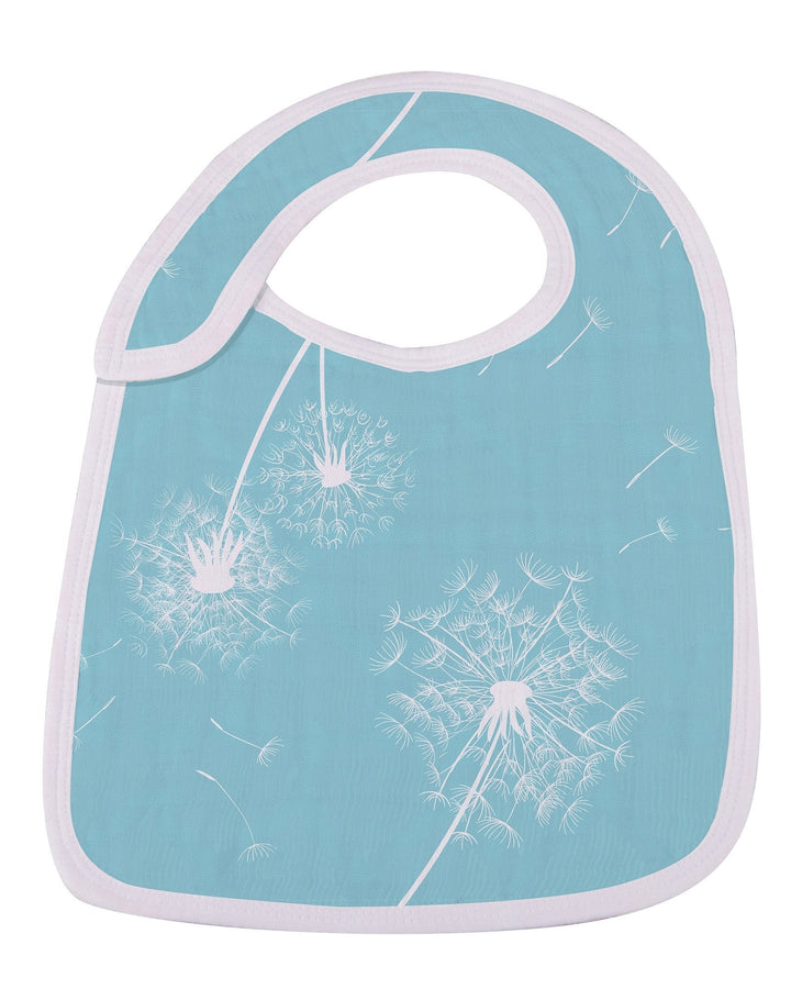 Dandelions Bamboo Muslin Snap Bibs 3 Pack