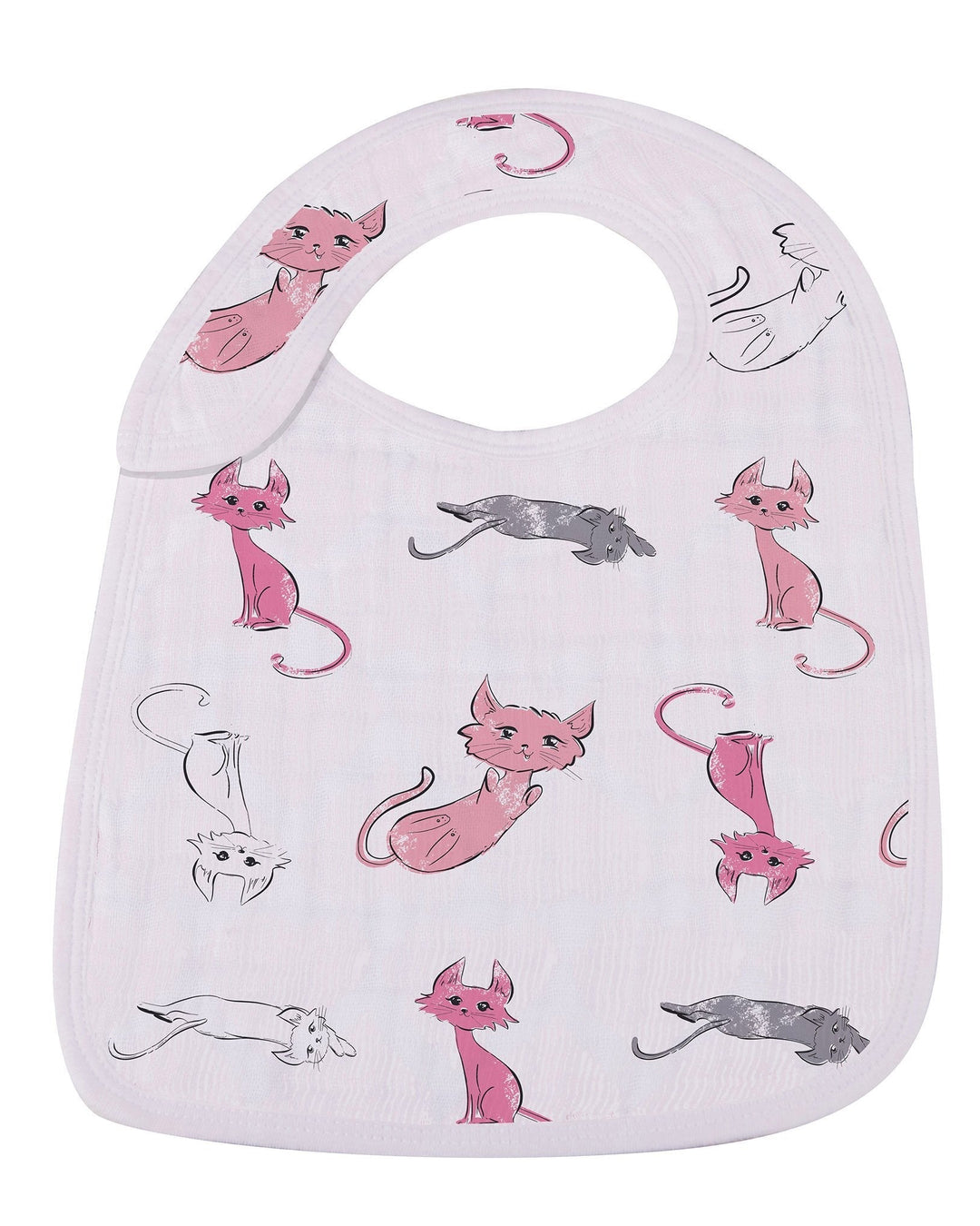 Dandelions Bamboo Muslin Snap Bibs 3 Pack