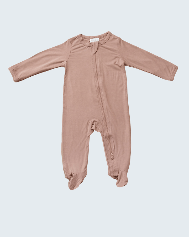 Dusty rose bamboo romper
