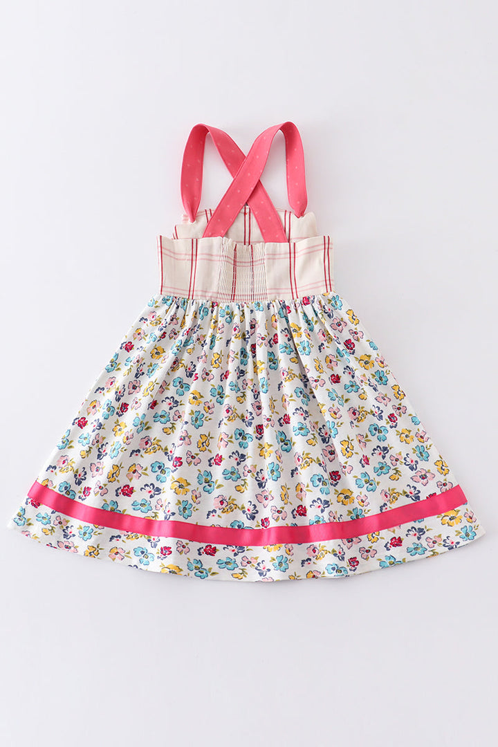 Platinum Floral Print Dress