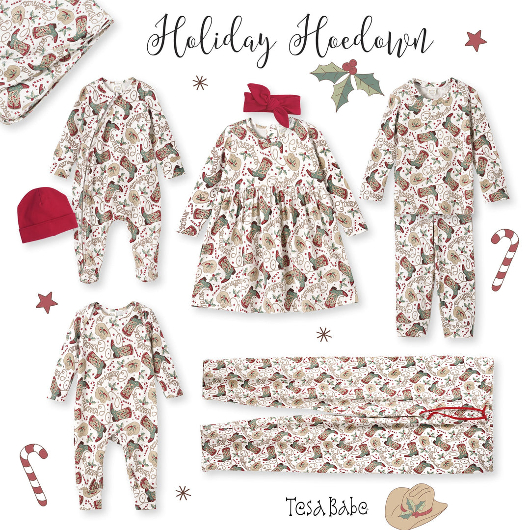 Western Christmas Bamboo Dress