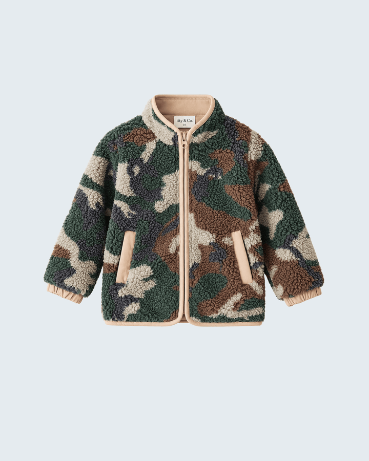 Forest Camouflage Fleece Jacket