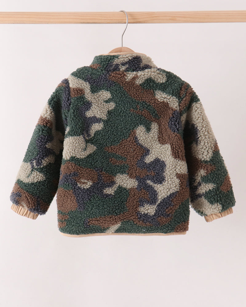Forest Camouflage Fleece Jacket