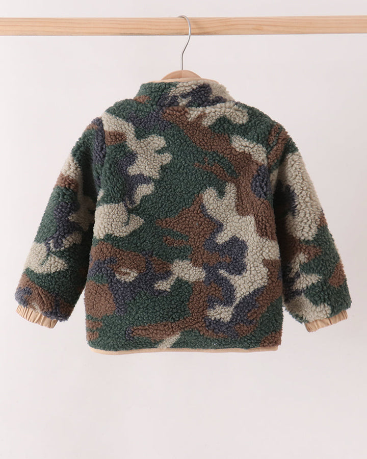 Forest Camouflage Fleece Jacket