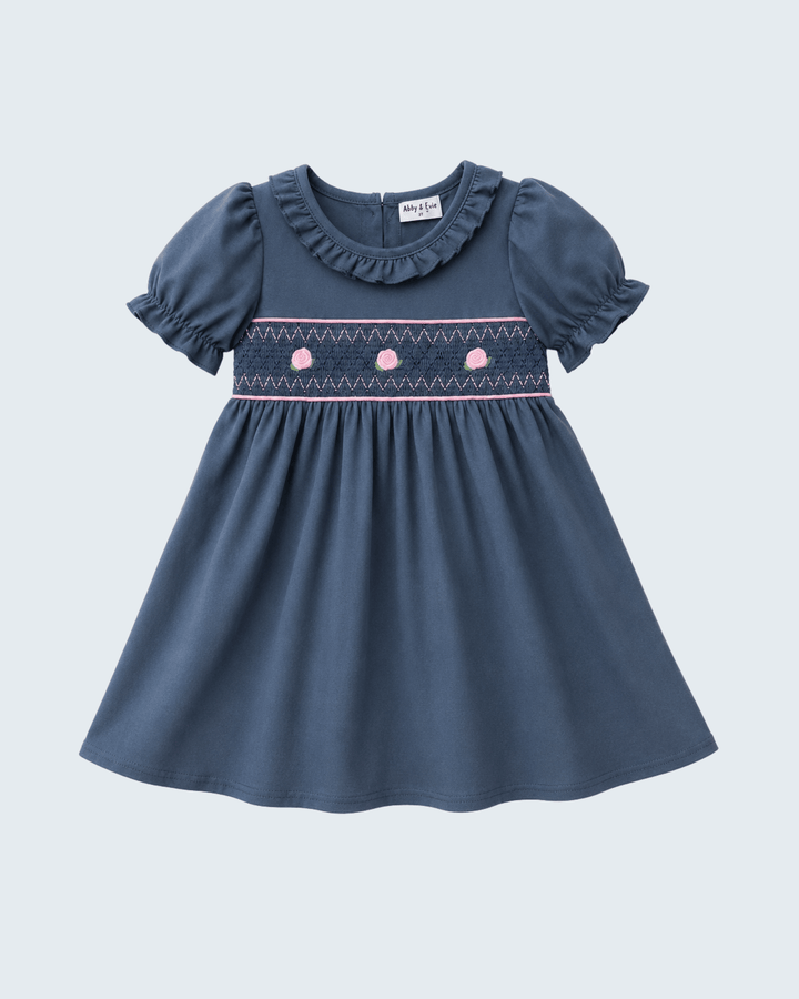 A navy blue baby girl&