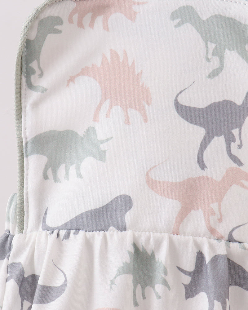 Dinosaur printed romper