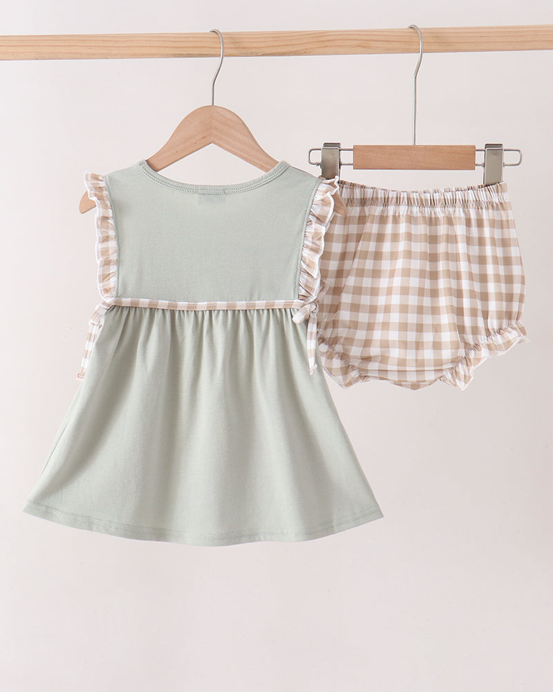 A two-piece baby girl&