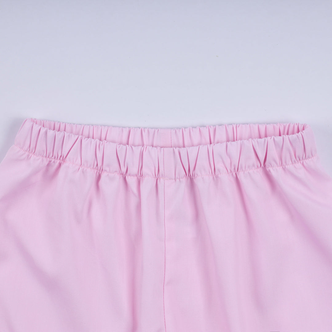 Sweet Island Hand Smocked Ruffle Pants Set