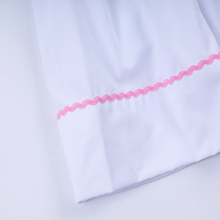 White Character Ruffle Dress