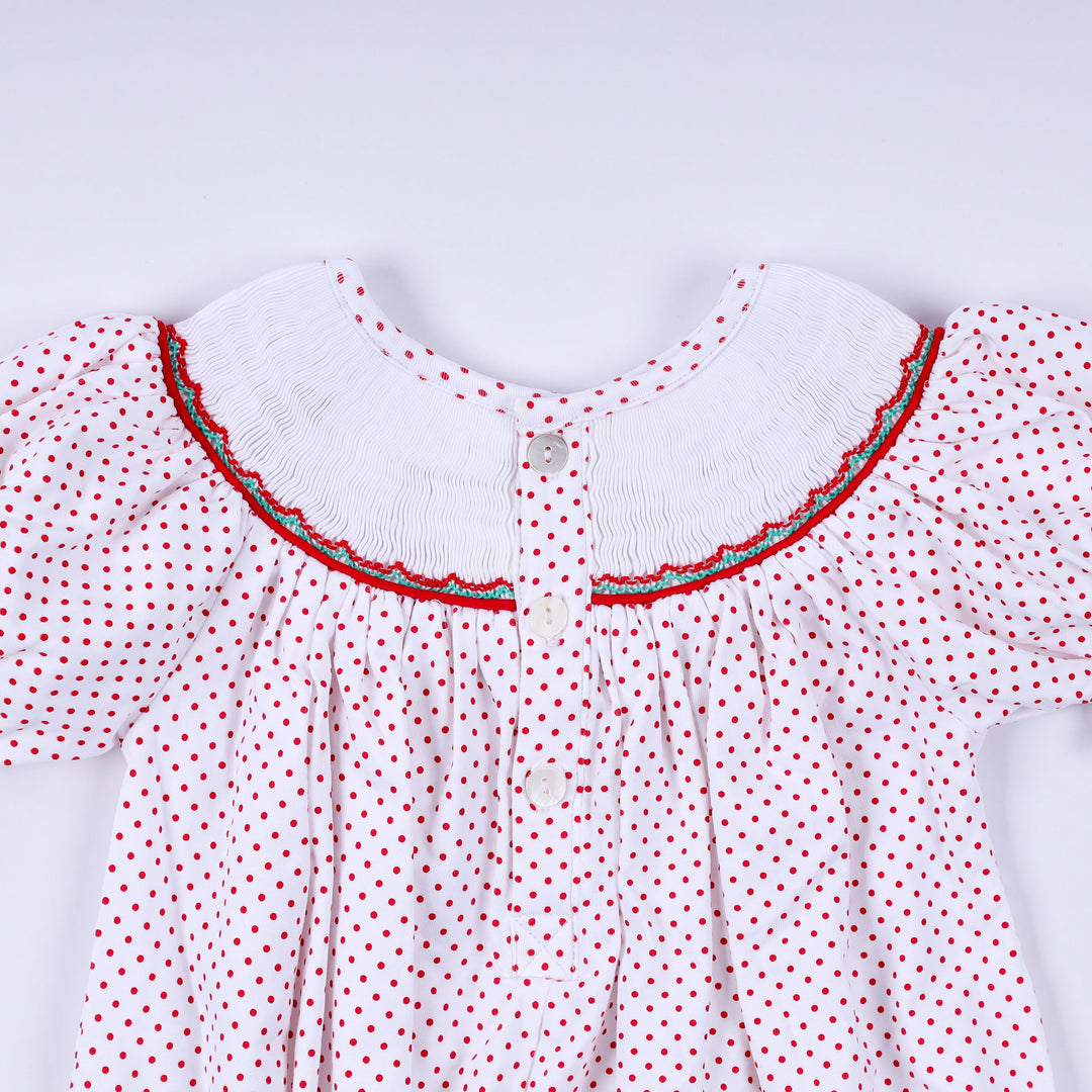 Gingerbread Hand Smocked Bubble