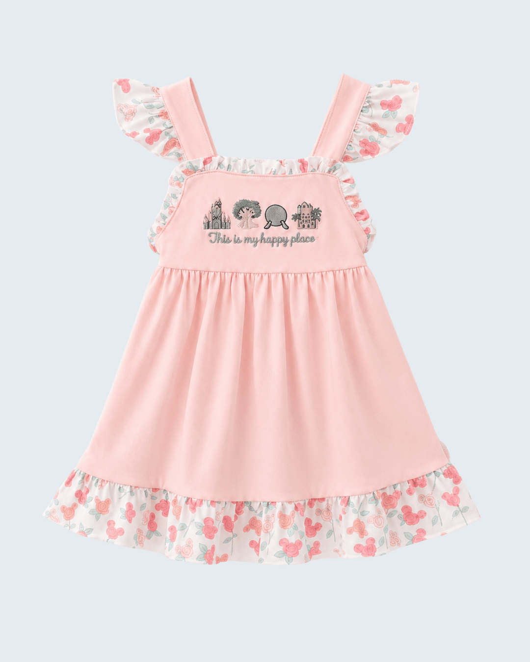 Happy Place Embroidered Dress