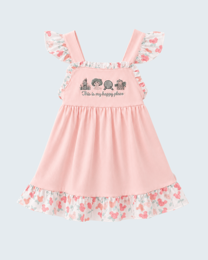 Happy Place Embroidered Dress