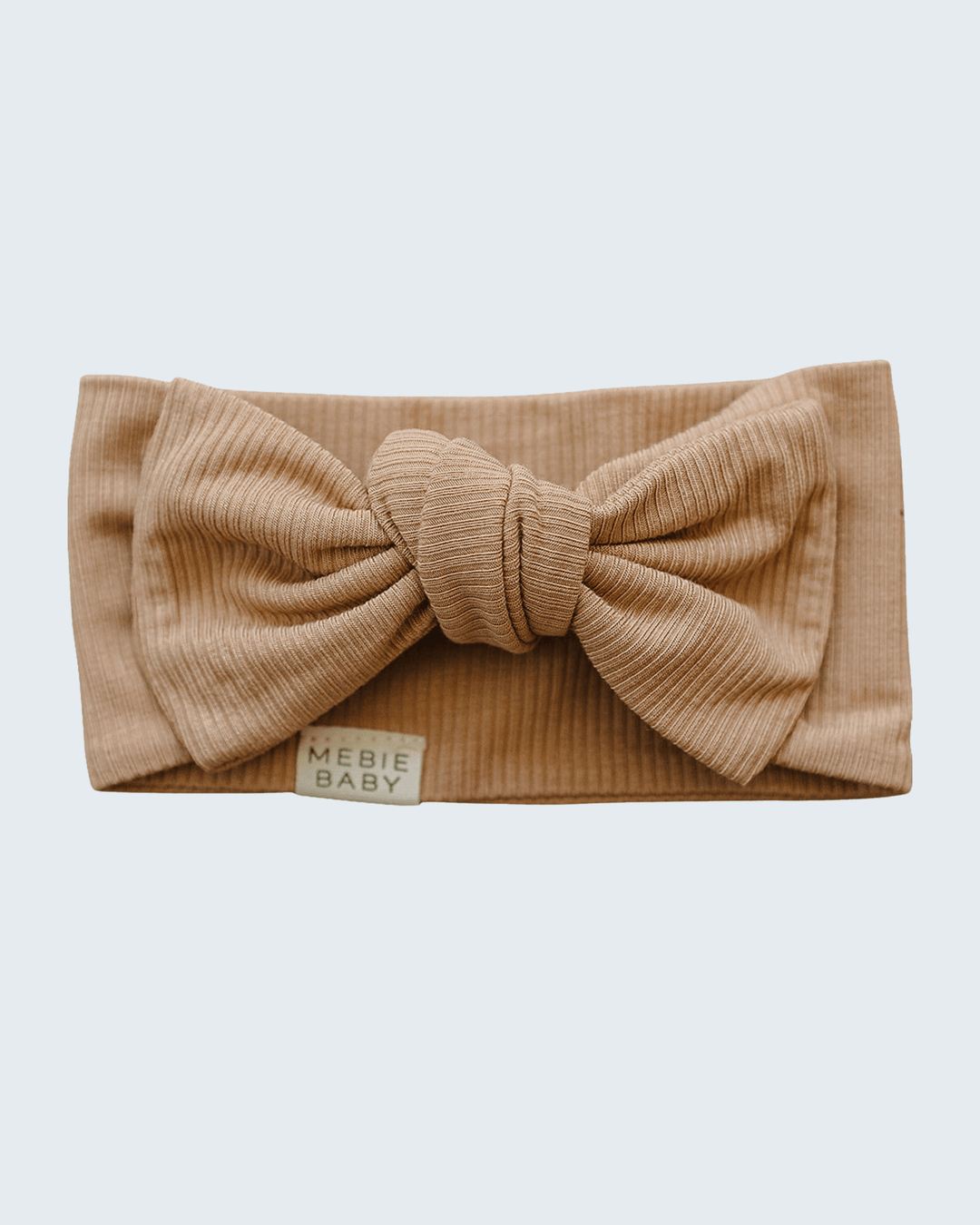Latte Ribbed Bamboo Head Wrap