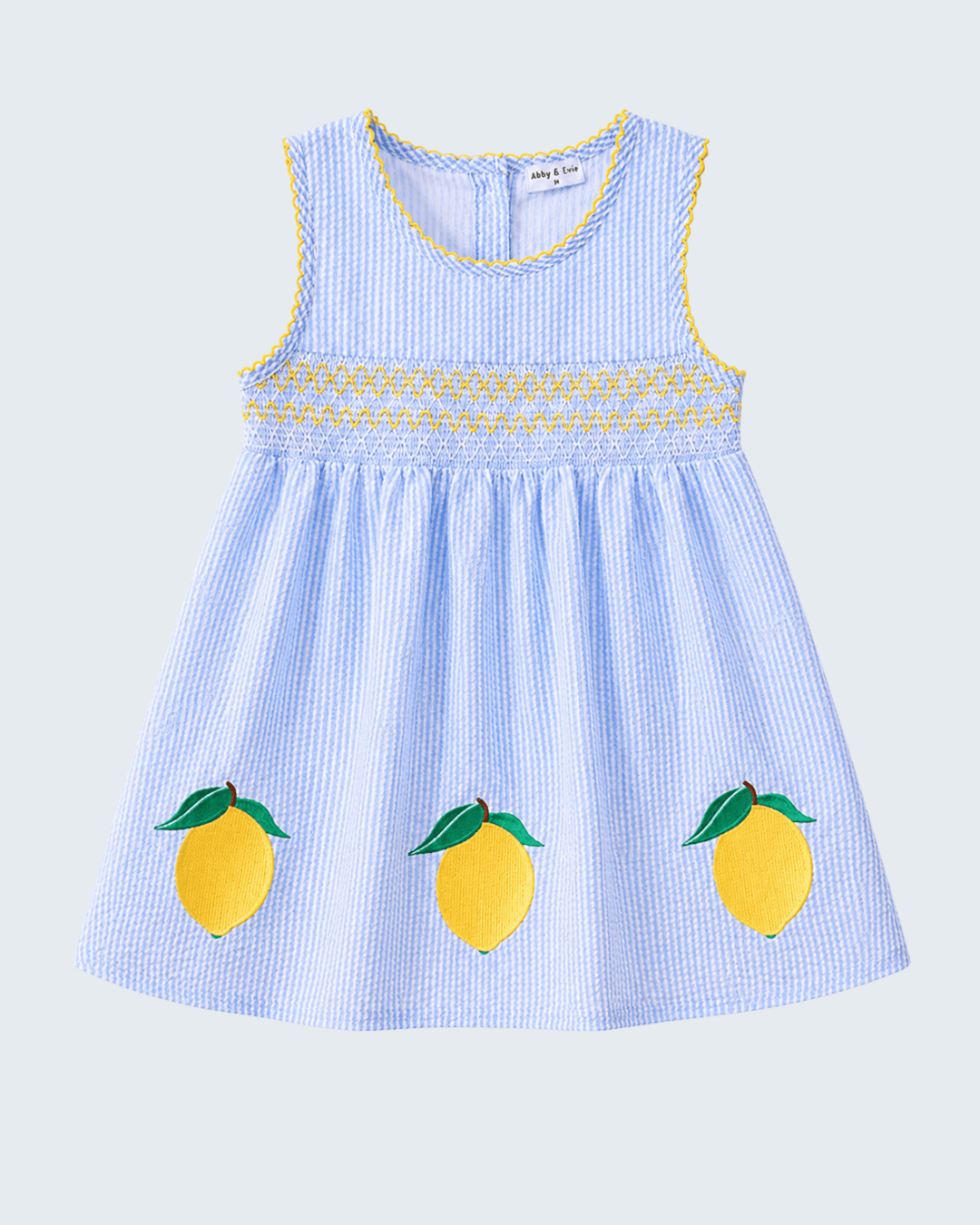 blue and yellow lemon dress Next REGULAR FIT - RUFFLE SLEEVE MIDI - Maxi dress - yellow blue/yellow
