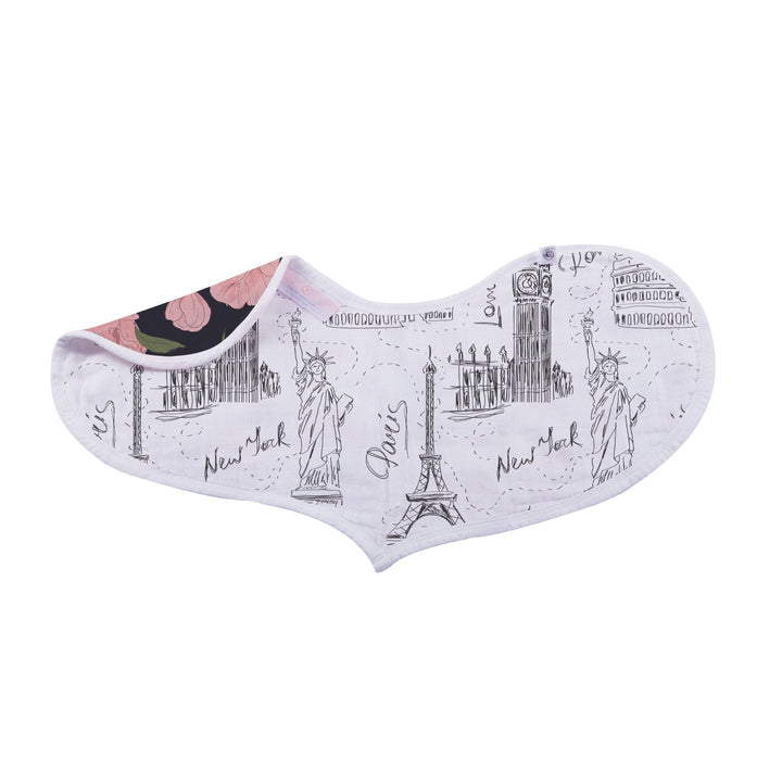 London, Paris, New York Heart Bibs 2 Pack