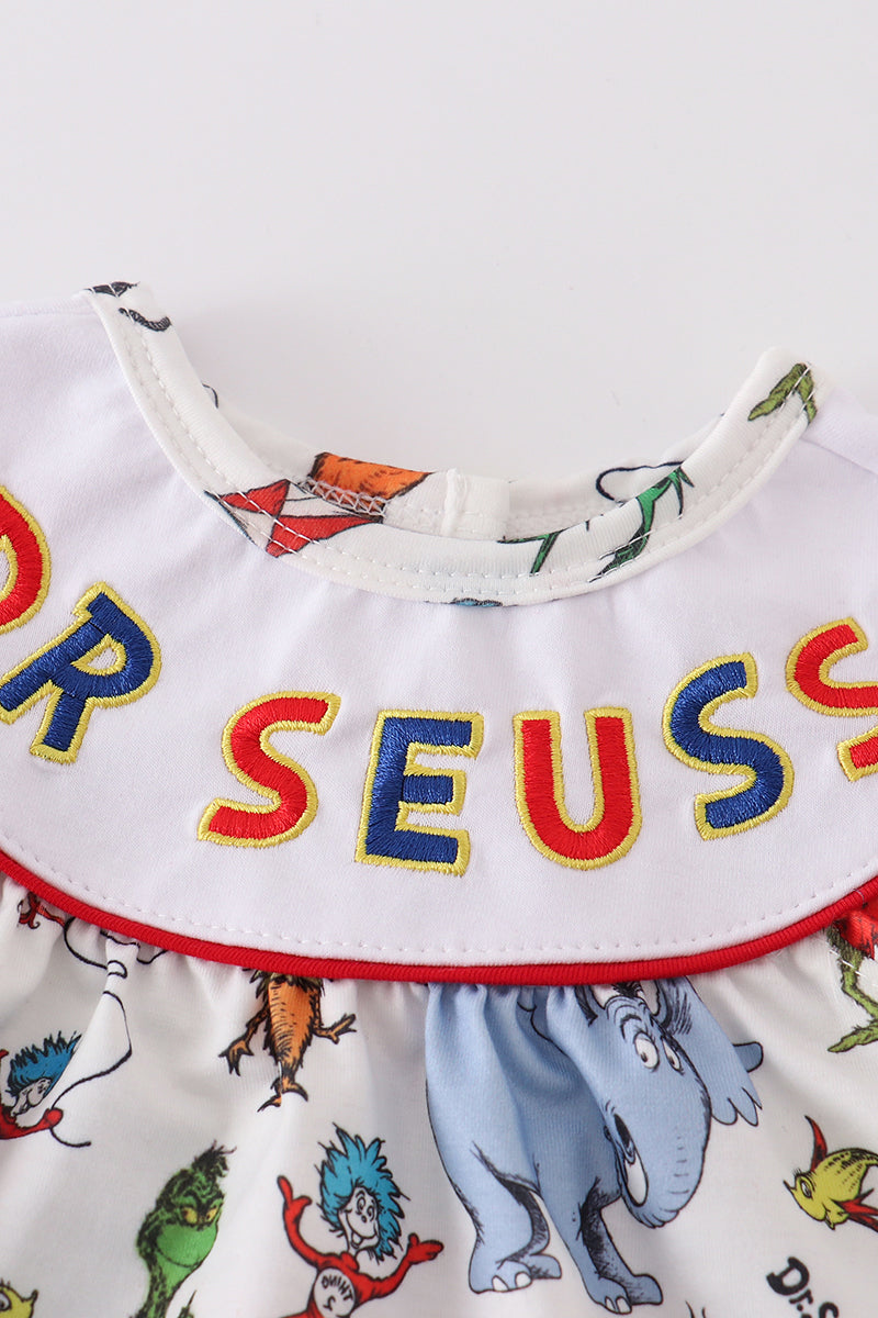 Dr. Seuss Embroidered Bubble